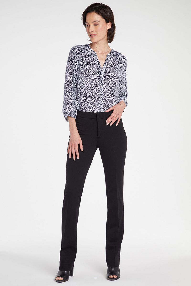 Black Women's NYDJ Slim Trouser Pants | NZ 475TFVCSA