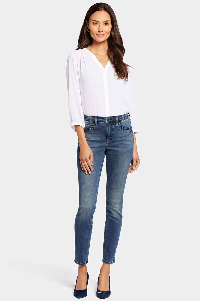 Blue Women's NYDJ Ami Skinny Jeans | NZ 968ODGCUS