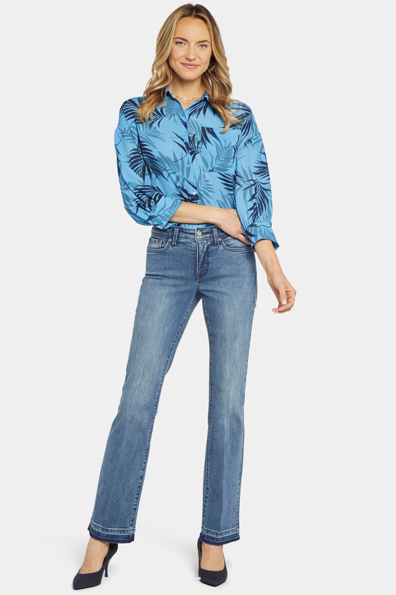 Blue Women's NYDJ Barbara Bootcut Jeans | NZ 469BWTJAZ