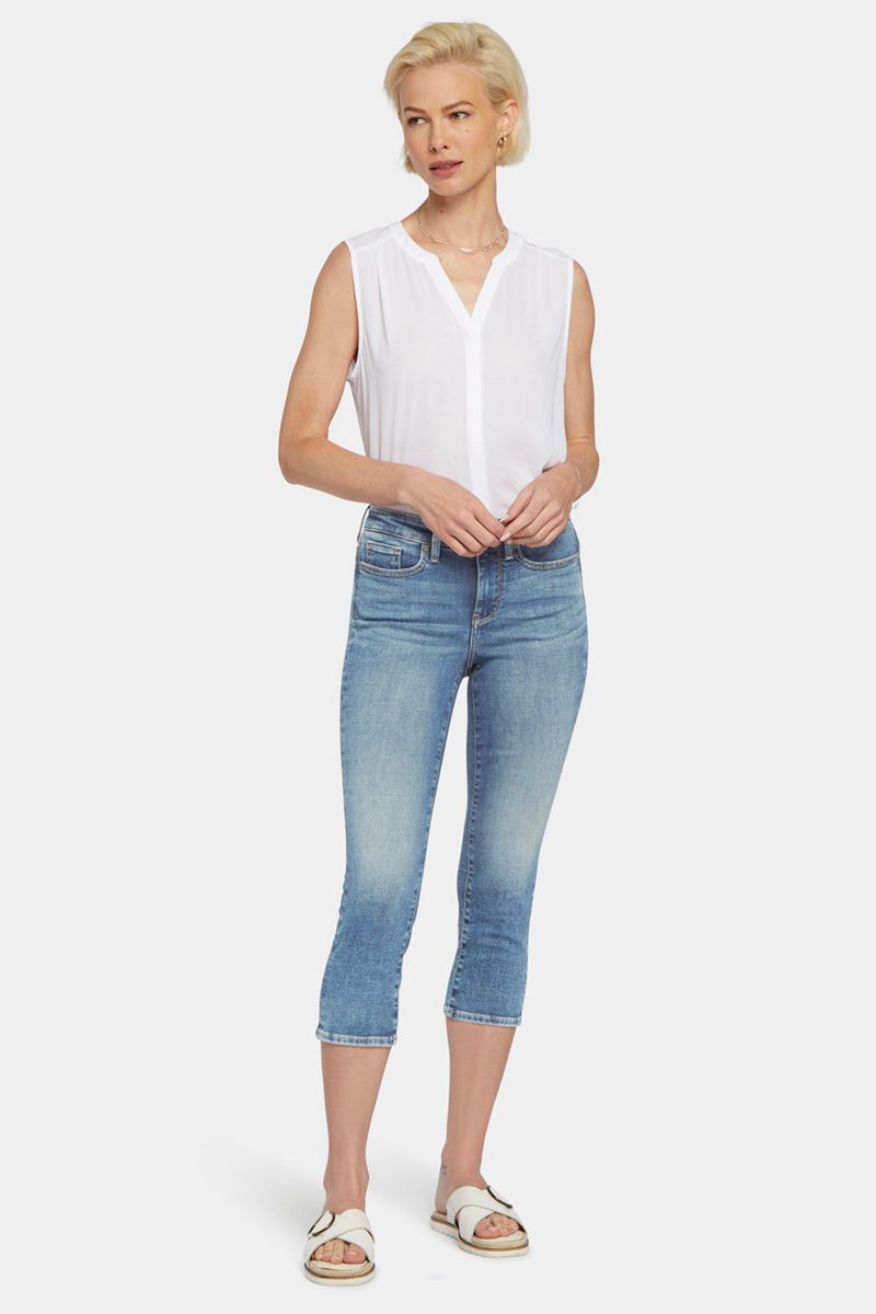 Blue Women's NYDJ Chloe Capri Jeans | NZ 481ZMILON