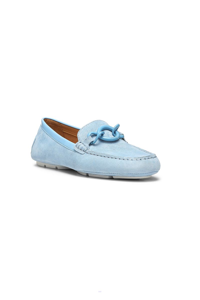 Blue Women's NYDJ Pose Loafers | NZ 241IMHYOU