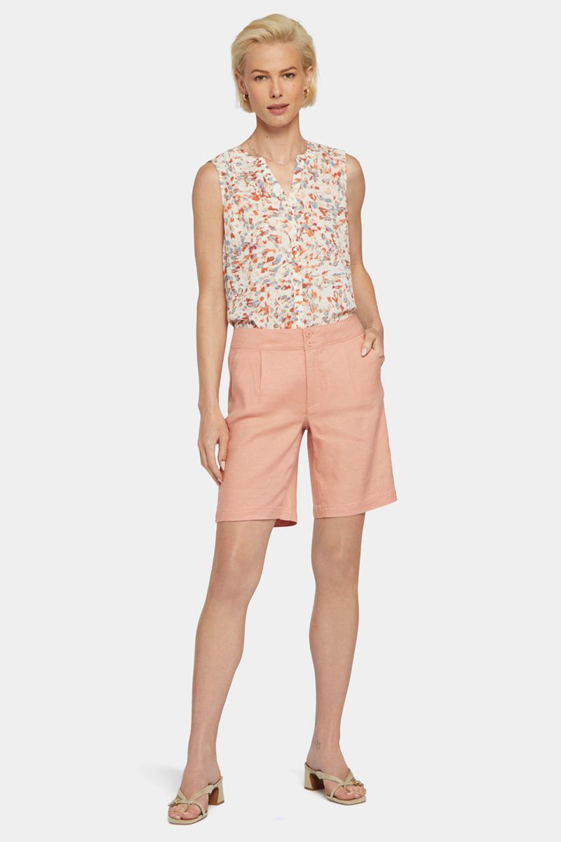 Coral Women's NYDJ Petite Modern Bermuda Shorts | NZ 405ENADYP