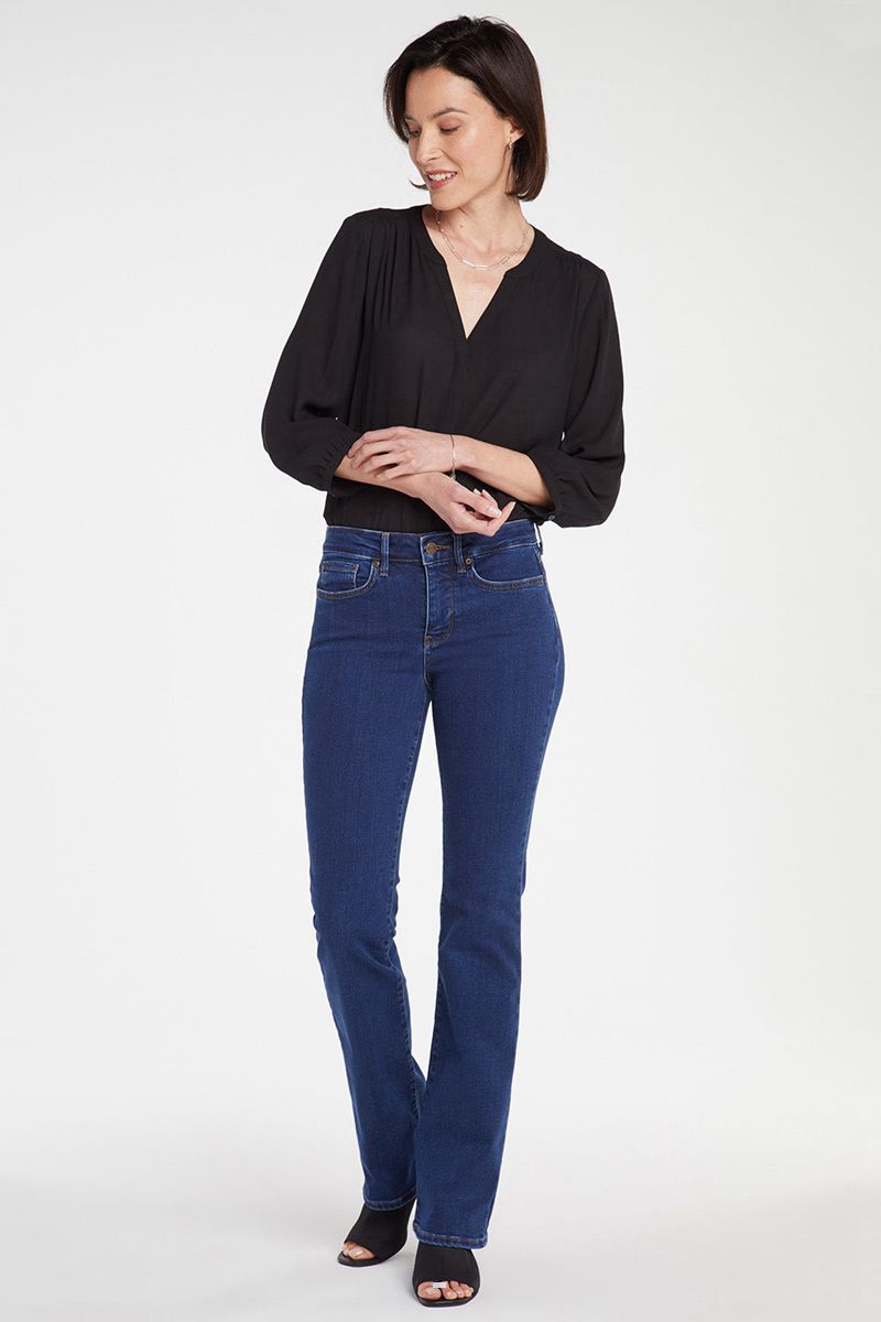 Dark Blue Women's NYDJ Barbara Bootcut Jeans | NZ 052YEXFUA