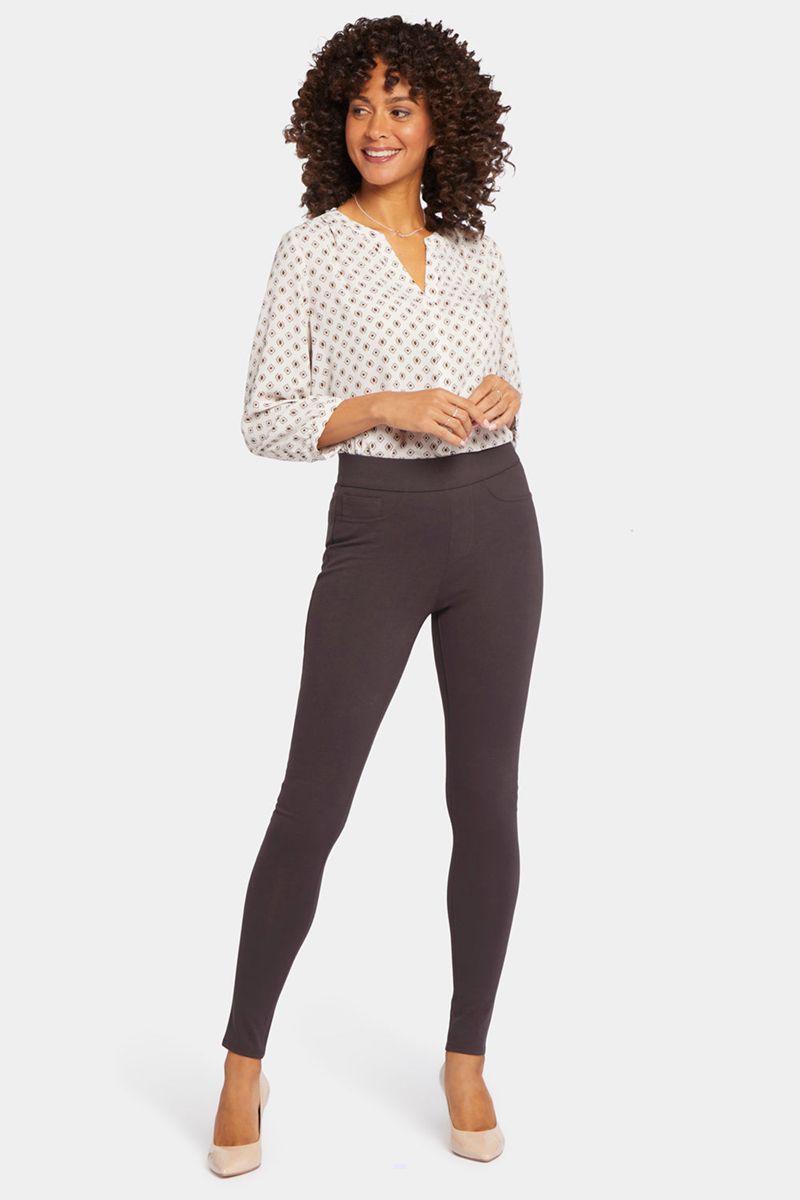 Dark Brown Women's NYDJ Modern Leggings | NZ 093OXYDVZ