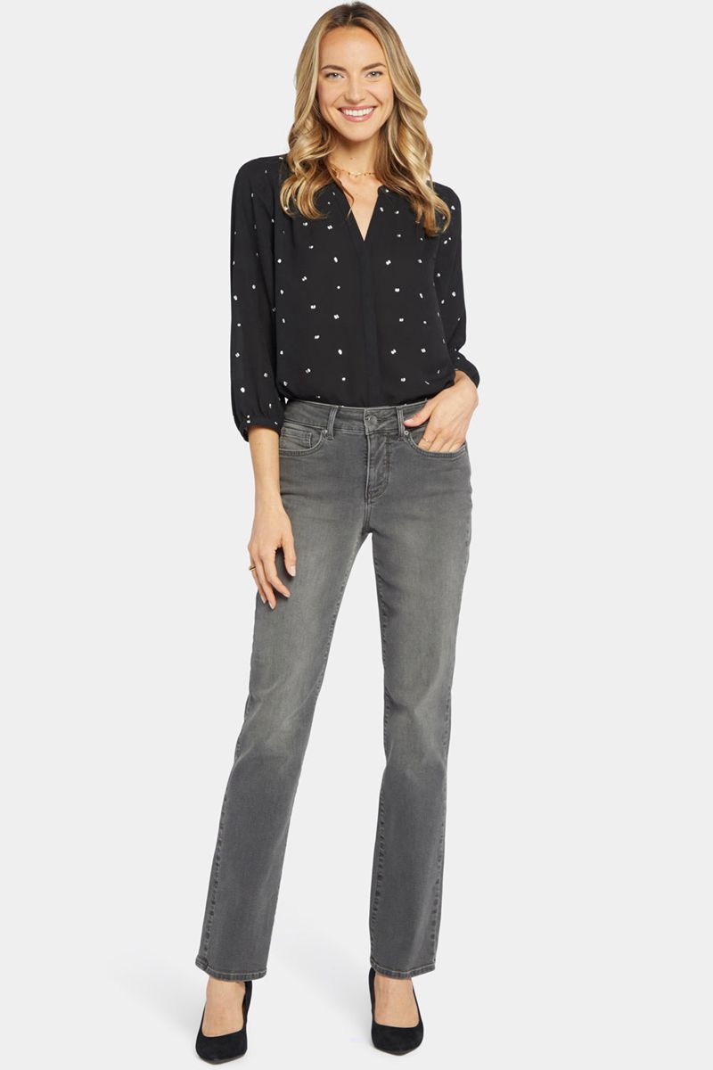 Grey Women's NYDJ Marilyn Straight Jeans | NZ 420DZNOBQ