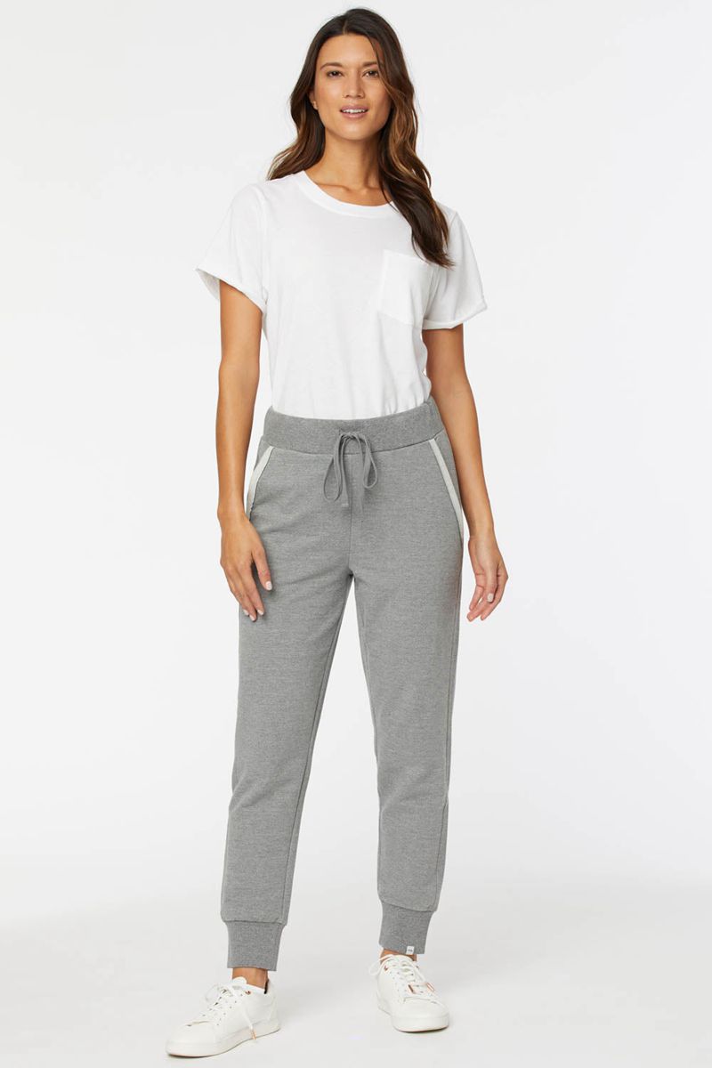 Light Grey Women's NYDJ Drawstring Jogger Pants | NZ 281EZRTHU