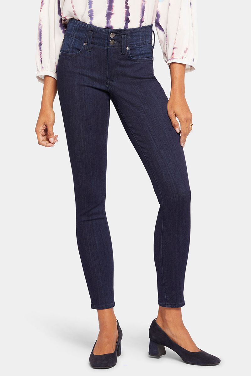 Navy Women's NYDJ Ami Skinny Jeans | NZ 490ZOLHDF