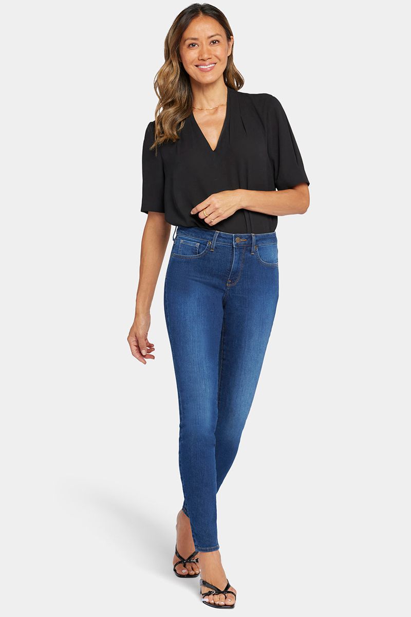 Navy Women's NYDJ Ami Skinny Jeans | NZ 620GCBNIF