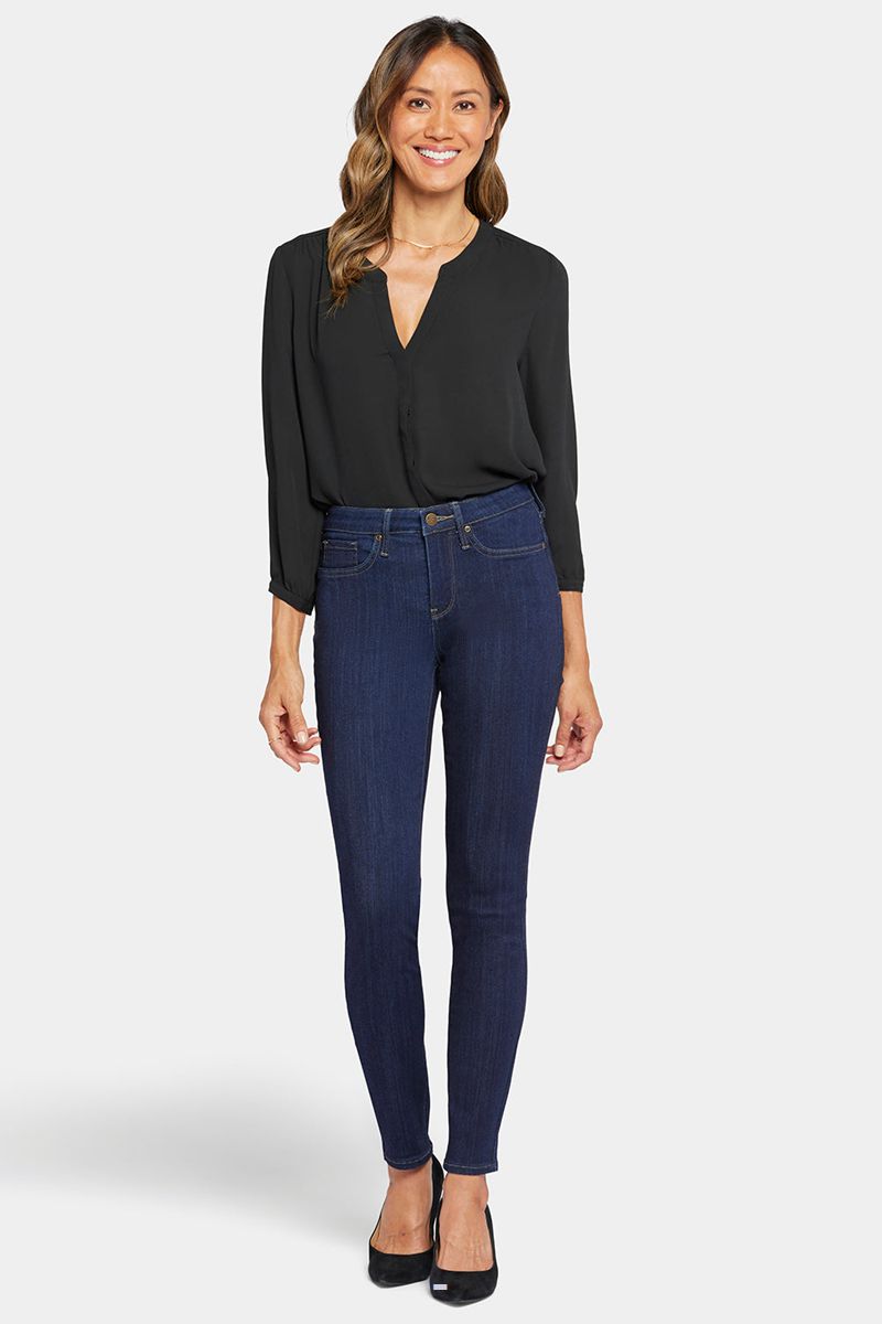 Navy Women's NYDJ Ami Skinny Jeans | NZ 983IHCUTX