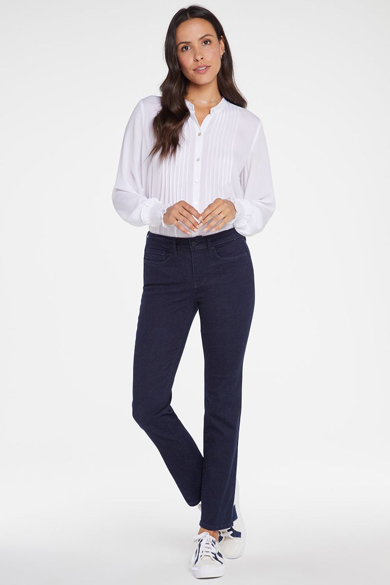 Navy Women's NYDJ Petite Sheri Slim Jeans | NZ 105WTDNRK