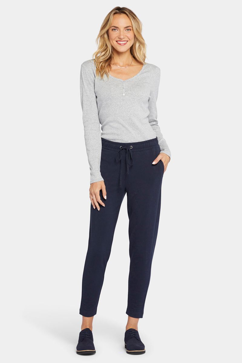 Navy Women's NYDJ Slim Jogger Ankle Pants | NZ 024AZGLXP