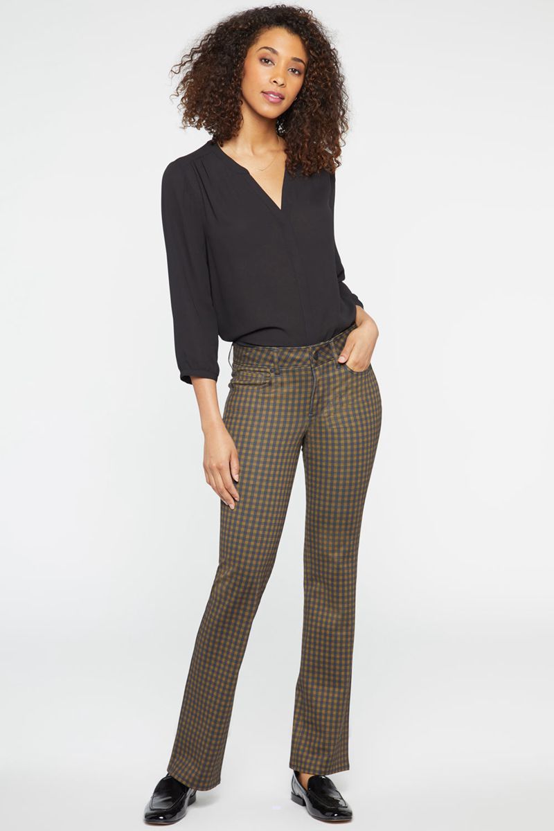 Olive Women's NYDJ Marilyn Straight Pants | NZ 135KSCLTQ