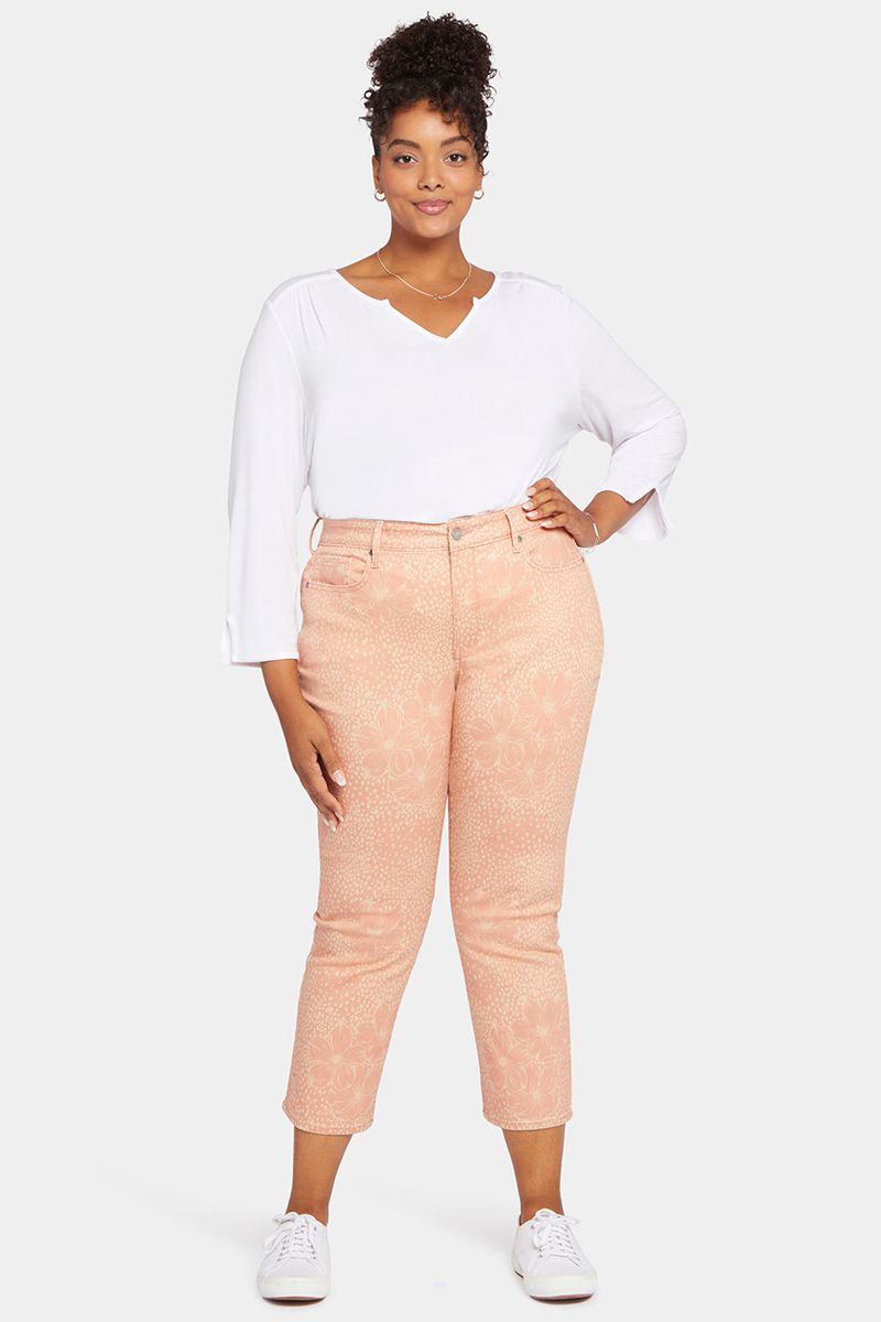 Rose Women's NYDJ Plus Marilyn Straight Ankle Jeans | NZ 492IQOTAY