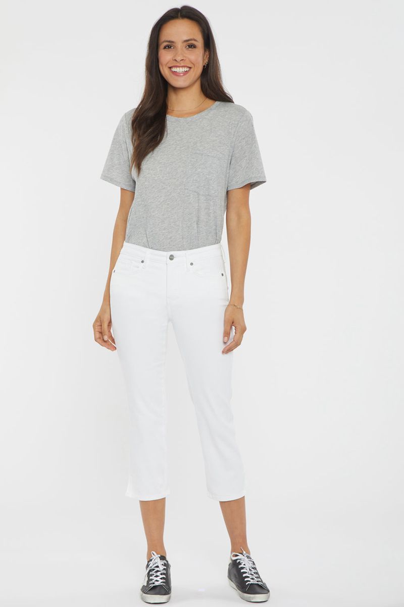 White Women's NYDJ Chloe Capri Jeans | NZ 572UCMIBG