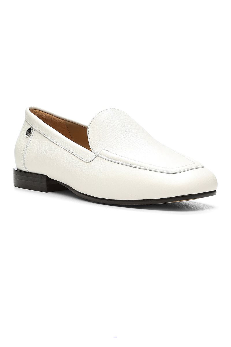 White Women's NYDJ Lynn Slip-On Loafers | NZ 298TEXORN