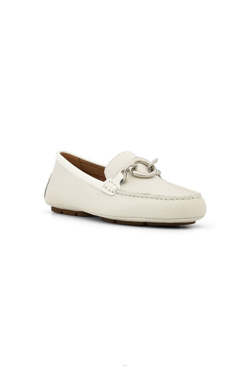 White Women's NYDJ Pose Slip-On Loafers | NZ 168KYJNAG