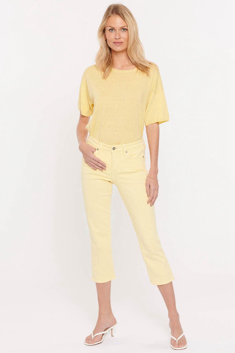 Yellow Women's NYDJ Chloe Capri Jeans | NZ 690MUVYQL